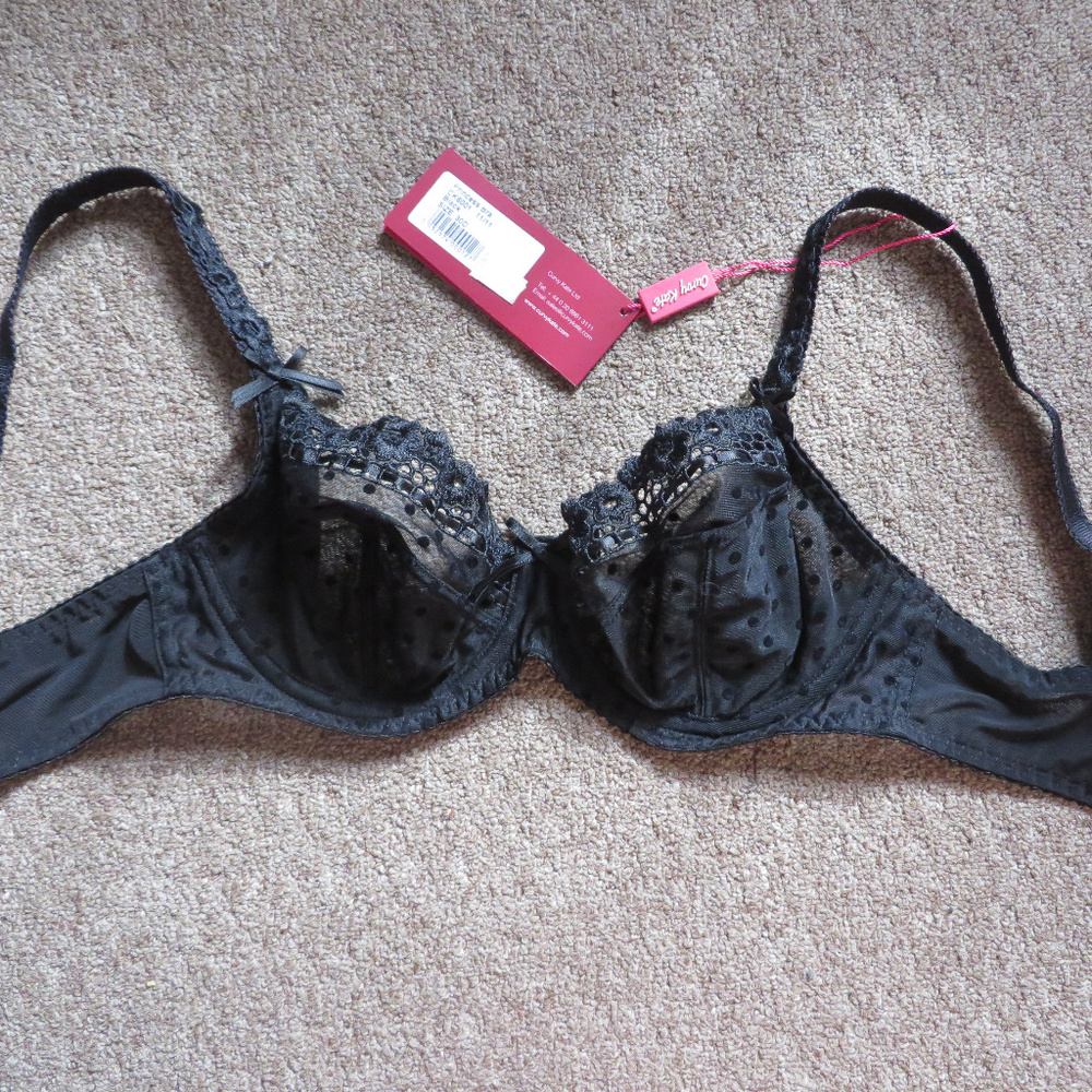 NWT 30D Curvy Kate Princess Balcony Bra Black